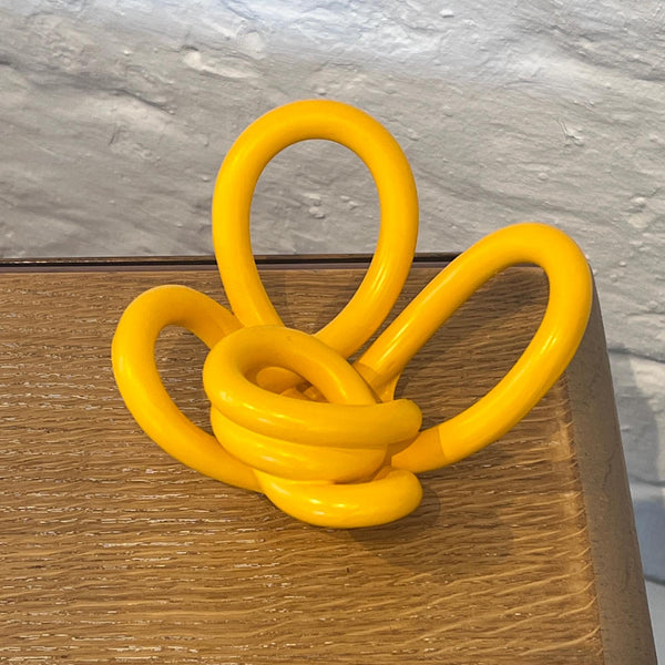 3D Sculptural Scraps Bowl Small Yellow by Rosie Threadgold