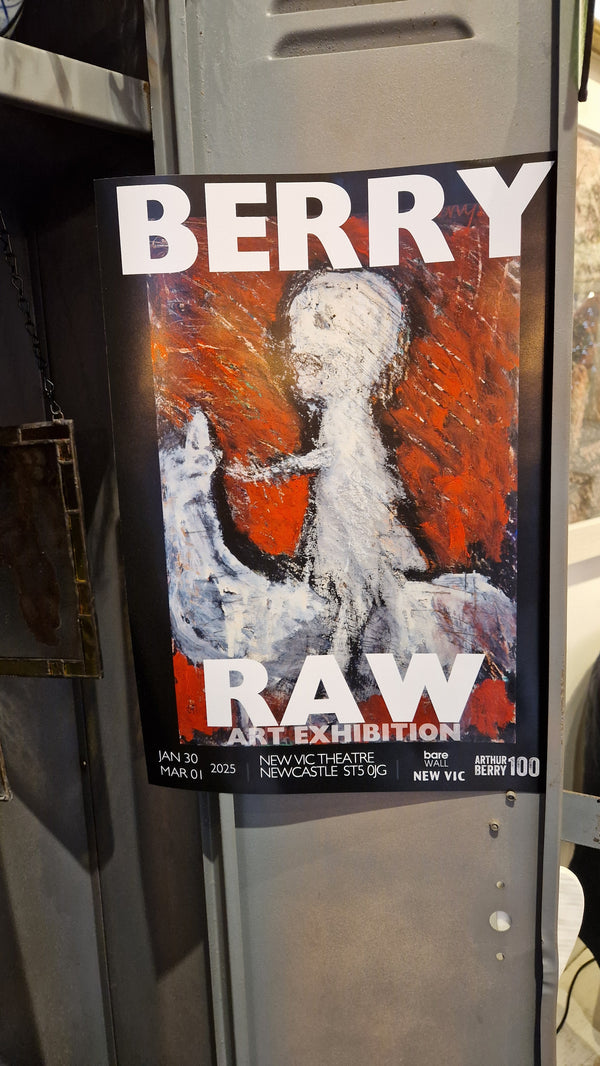 RAW0001P - BERRY RAW - CENTENARY ART EXHIBITION POSTER - 30 JAN to 1 MAR 2025