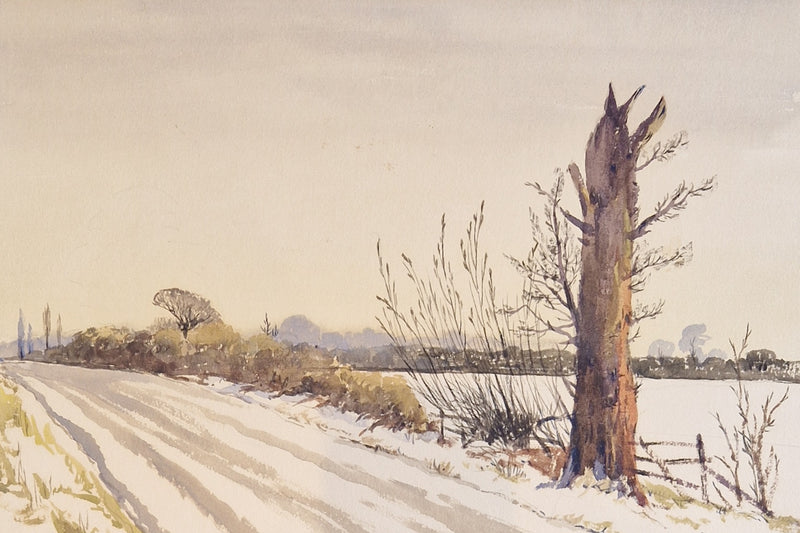 A Dead Tree c1930s Watercolour by Harold Bennett