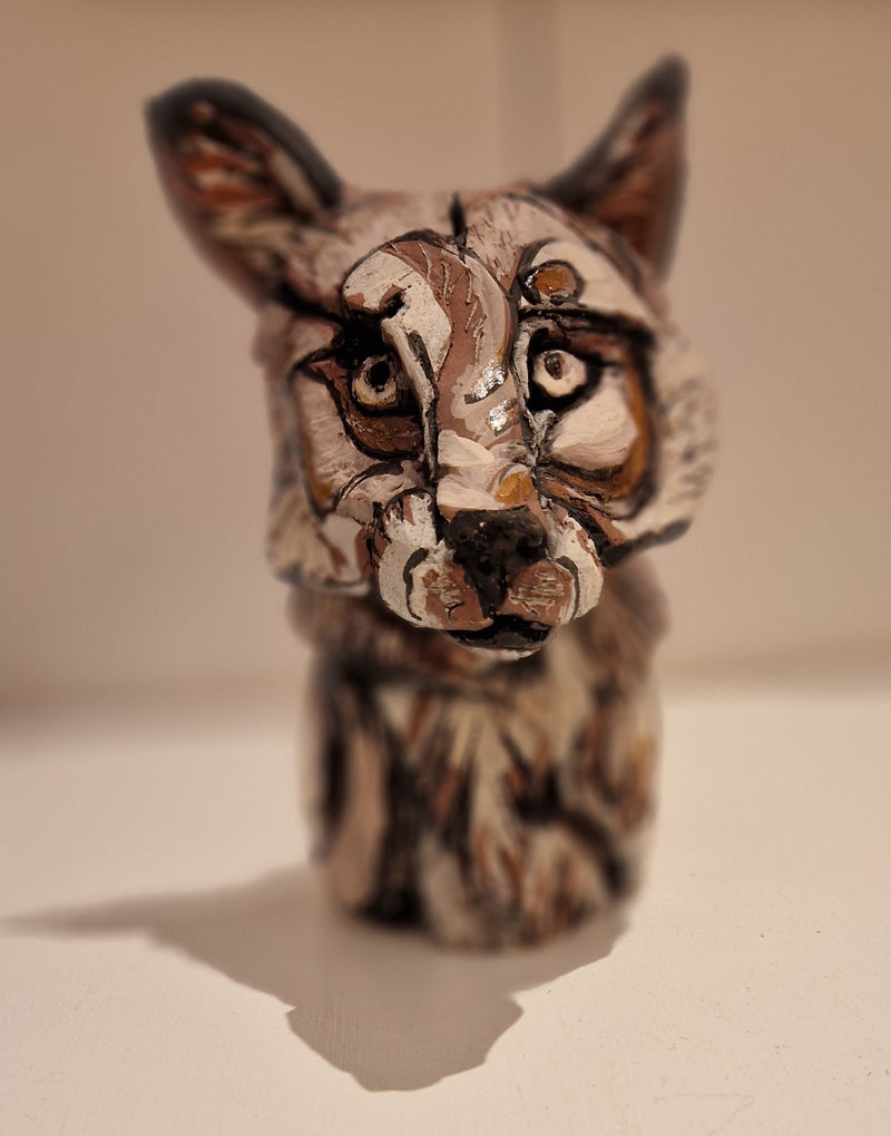 Fine Fox Sculpture 2024 by Jasmine Simpson