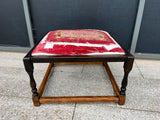 Vintage Utility Ottoman Stool by Lost and Found Projects