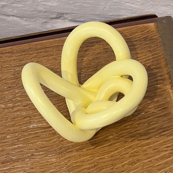 3D Sculptural Scraps Bowl Small Lemon Yellow by Rosie Threadgold