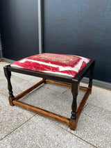 Vintage Utility Ottoman Stool by Lost and Found Projects