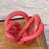 3D Sculptural Scraps Bowl Small Red by Rosie Threadgold