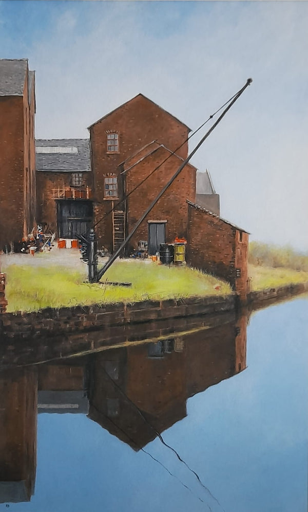 DB24325 Potteries Reflections A3 signed ltd edition print by David Brammeld
