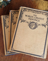 A Set of The World's Greatest Paintings books Volume 1,2 and 3 by Barewall