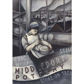 Back Stamper ltd edition Signed Print by Paine Proffitt by Barewall