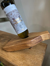 Bottle kiln wine bottle holder made from salvaged timber (blonde) by Lost and Found Projects by Barewall