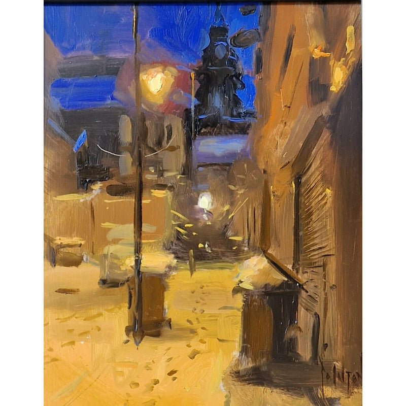 Brickhouse Street Nocturne with Snow 2023 by Rob Pointon by Barewall