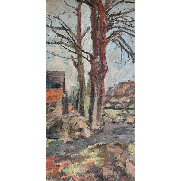 EN14Oil Mow Cop Gate Landscape II c1950s by Enos Lovatt by Barewall