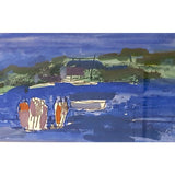 Figures and Boats by Muriel Pemberton by Barewall