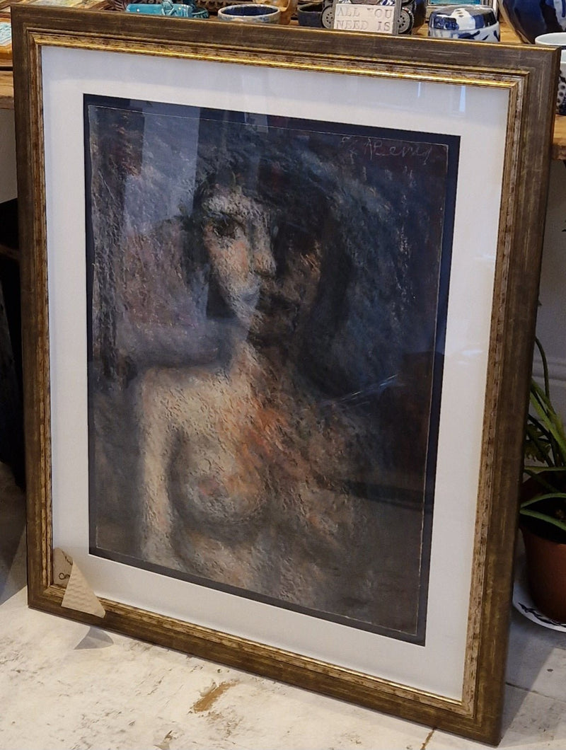 Girl (Nude) 1984 by Arthur Berry by Barewall