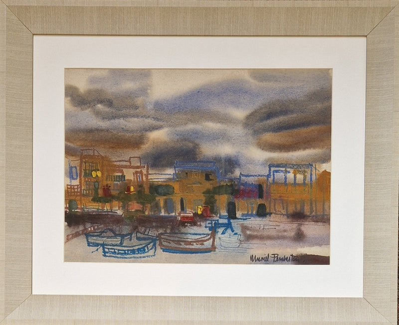 Greek Harbour by Muriel Pemberton by Barewall