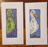 Hand printed art greeting cards by Shauna McCann by Barewall