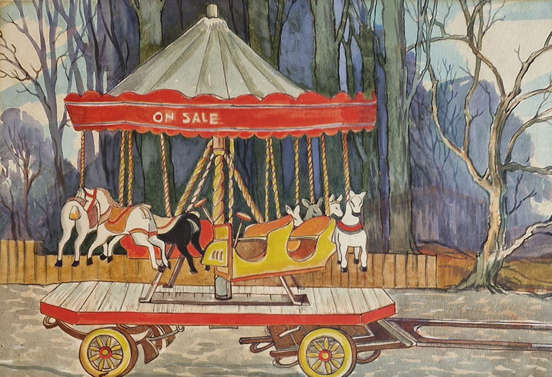 HBW023 Fairground Carousel by Harold Bennett c1930s by Barewall