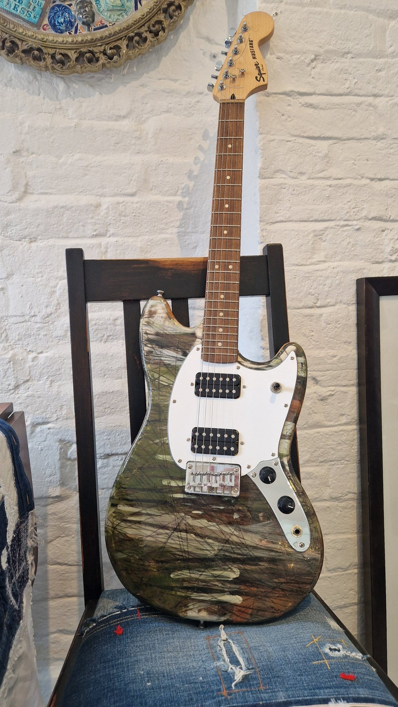 IPFender1. Landscape Fender Guitar by Ian Pearsall by Barewall