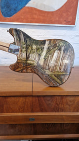 IPFender1. Landscape Fender Guitar by Ian Pearsall by Barewall