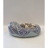 Lavender Blob with Black and White Dish 2019 by Jessie Roberts by Barewall