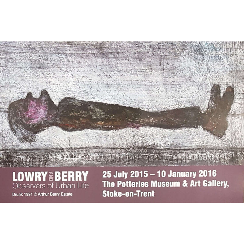 Lowry and Berry: Observers of Urban Life Art Exhibition Posters by Barewall