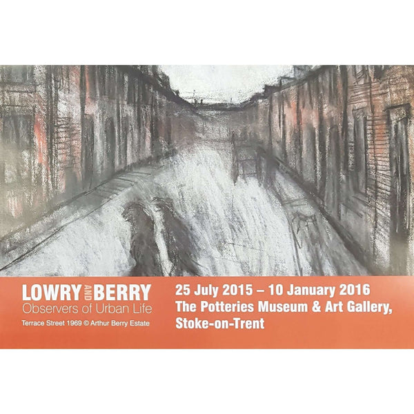 Lowry and Berry: Observers of Urban Life Art Exhibition Posters by Barewall