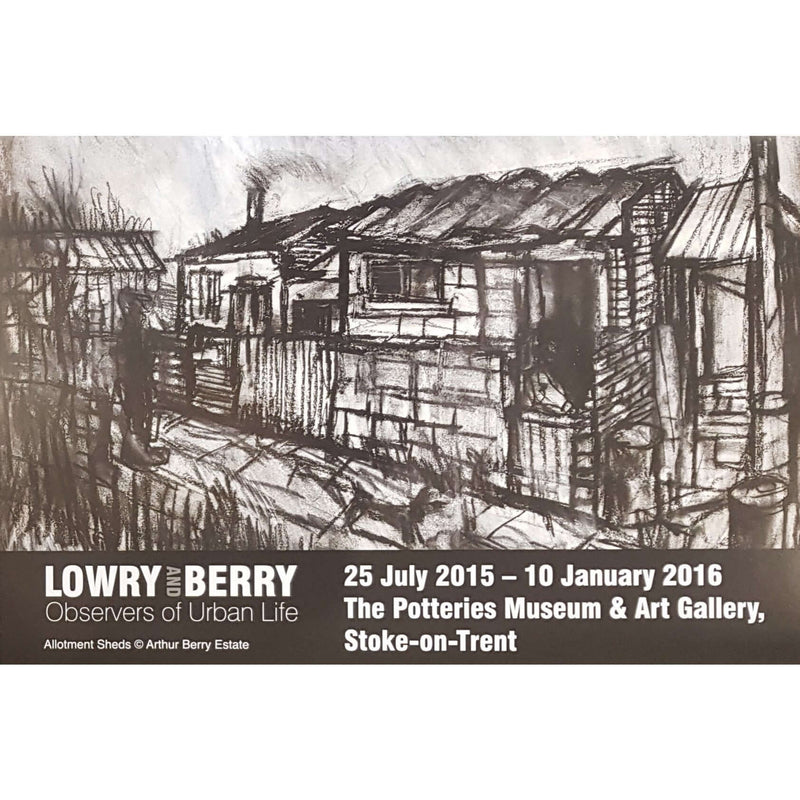 Lowry and Berry: Observers of Urban Life Art Exhibition Posters by Barewall