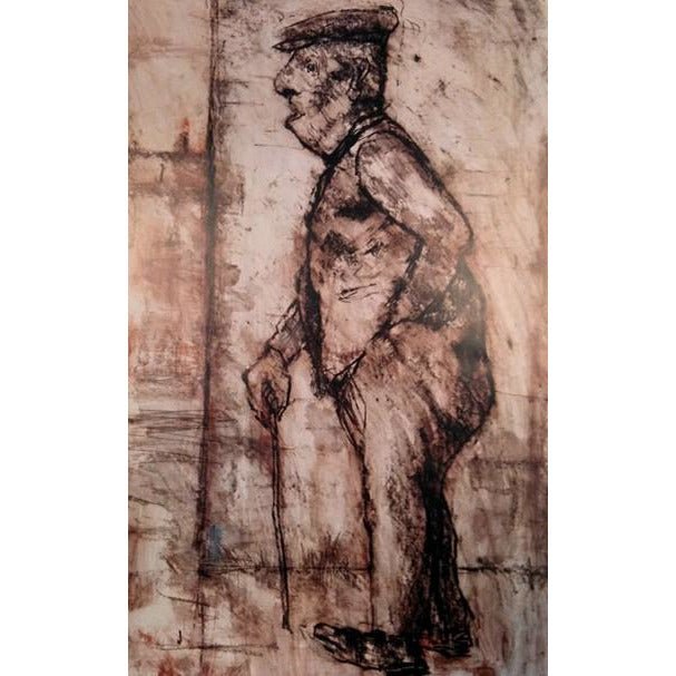 Manchester Art House Gallery: Arthur Berry Print circa 1994 "Old Sam" by Barewall