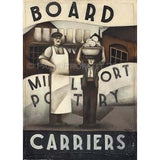 Middleport Pottery Board Carriers Print by Paine Proffitt by Barewall