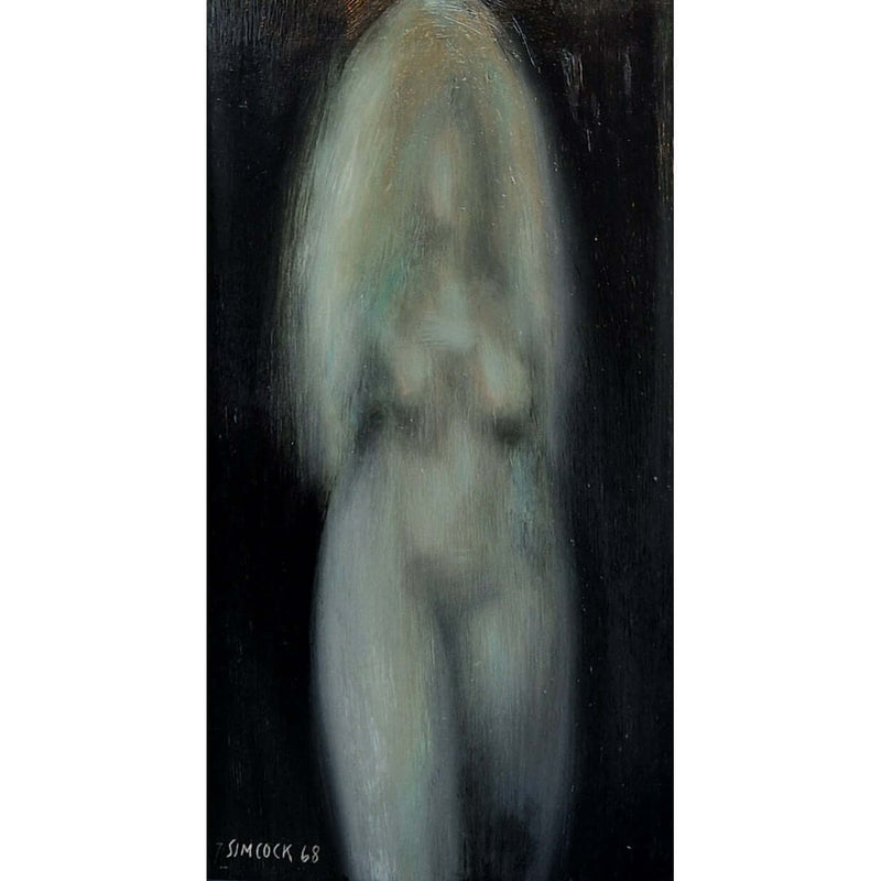 Nude 1968 Oil Painting by Jack Simcock by Barewall