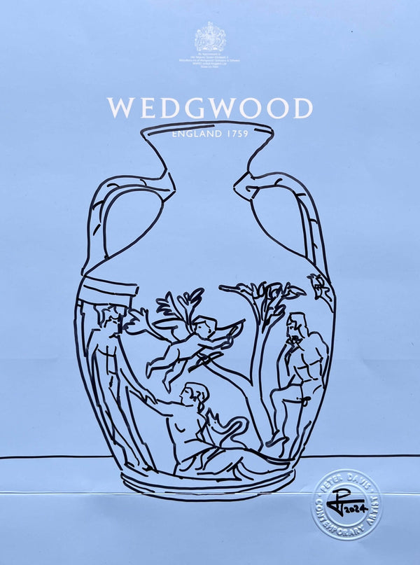 PDB7 Portland Vase on Wedgwood bag 2024 by Peter Davis by Barewall