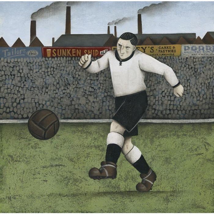 Port Vale Gift - A Port Vale Afternoon Ltd Edition Signed Football Print by Barewall