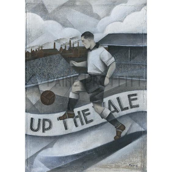 Port Vale Up the Vale Limited Edition Football Print by Paine Proffitt by Barewall