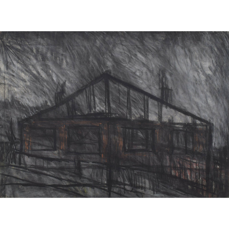 Prefab Houses, Night by Arthur Berry by Barewall