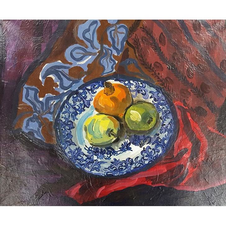 Still Life Oil by Muriel Pemberton by Barewall