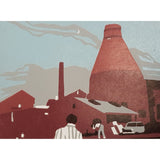 Stoke Linocut 2020 by Peter Davies by Barewall