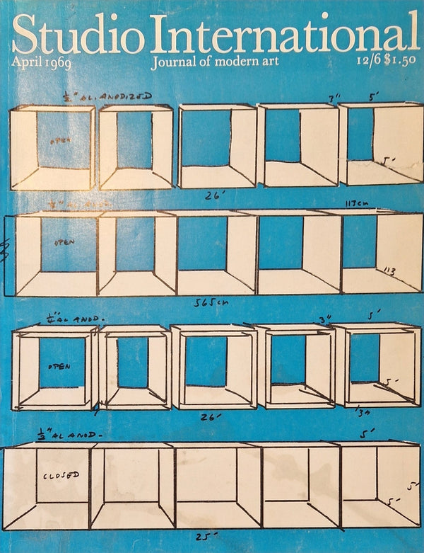 Studio International April 1969 Journal of Modern Art Magazine by Barewall