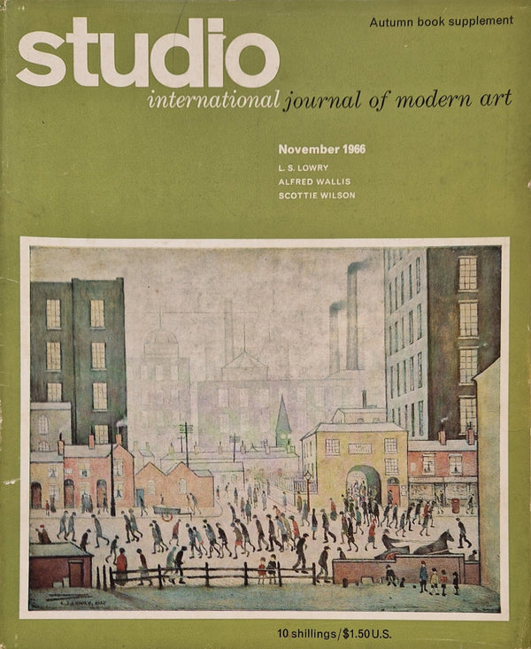 Studio - International Journal of Modern Art November 1966 Magazine by Barewall