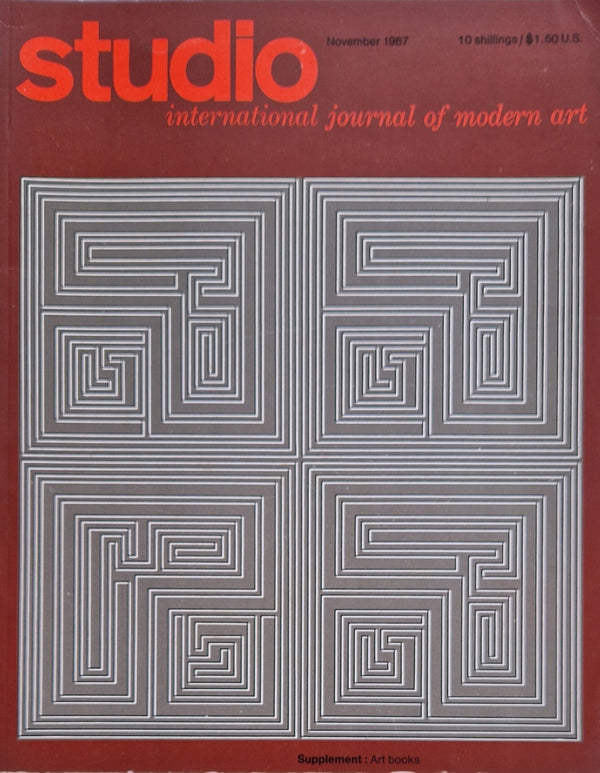 Studio - International Journal of Modern Art November 1967 Magazine by Barewall