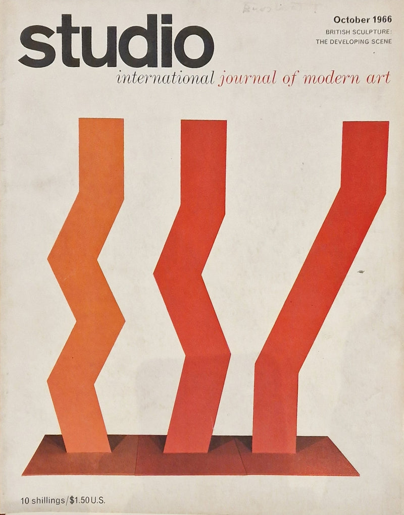 Studio - International Journal of Modern Art October 1966 Magazine - British Sculpture The Developing Scene by Barewall