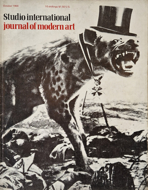 Studio International Journal of Modern Art October 1968 Magazine by Barewall