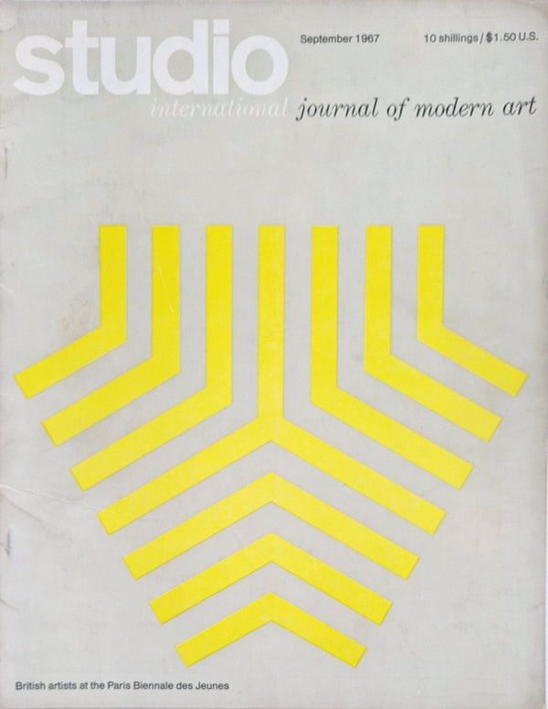 Studio - International Journal of Modern Art September 1967 Magazine by Barewall