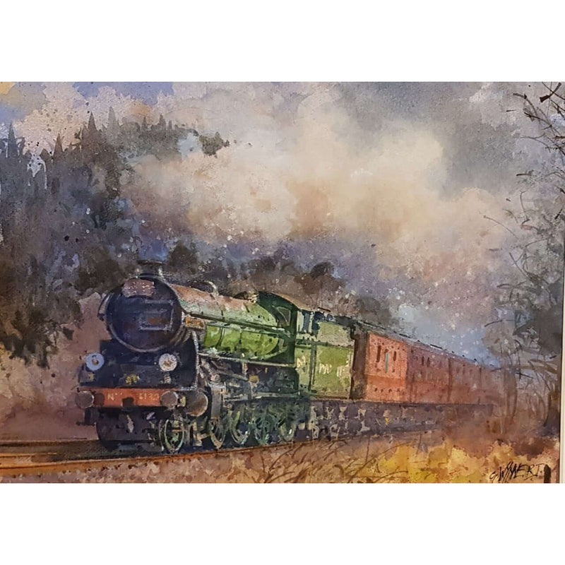 The Cathedral Express by Geoffrey Wynne RI by Barewall