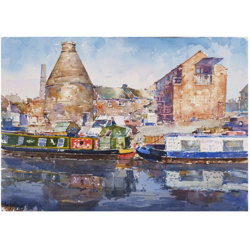 The Potteries and Canals Print Collection by Geoffrey Wynne RI by Barewall