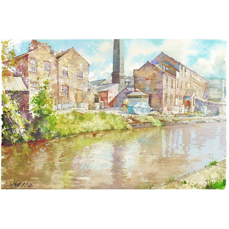 The Potteries and Canals Print Collection by Geoffrey Wynne RI by Barewall