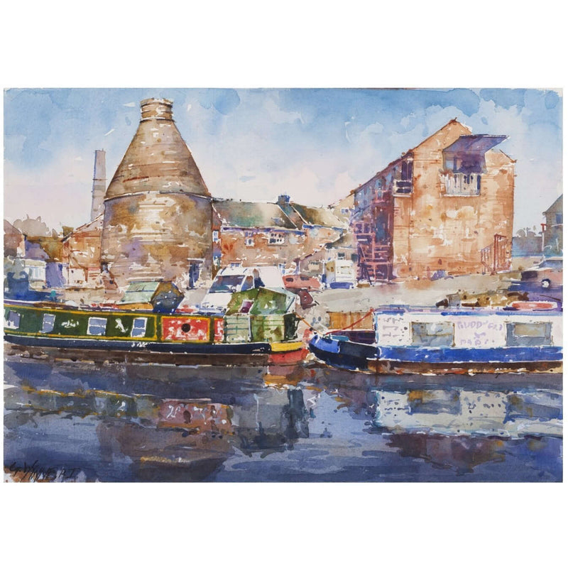 The Potteries and Canals Print Collection by Geoffrey Wynne RI by Barewall