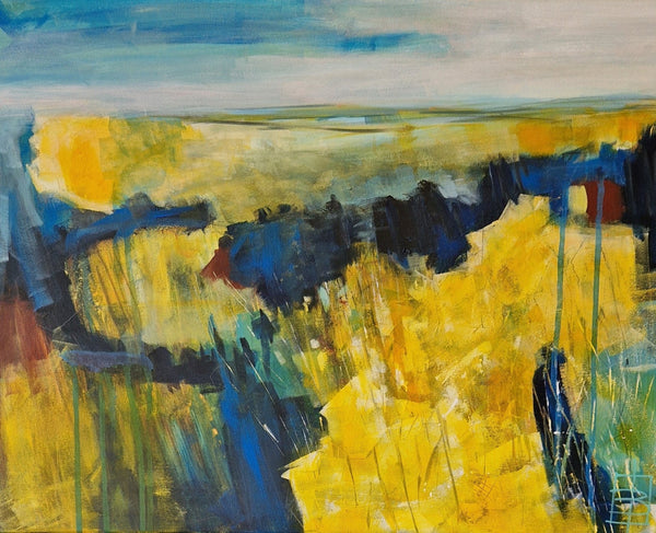 Towards the Yellow Fields 2024 by Helen Boardman by Barewall