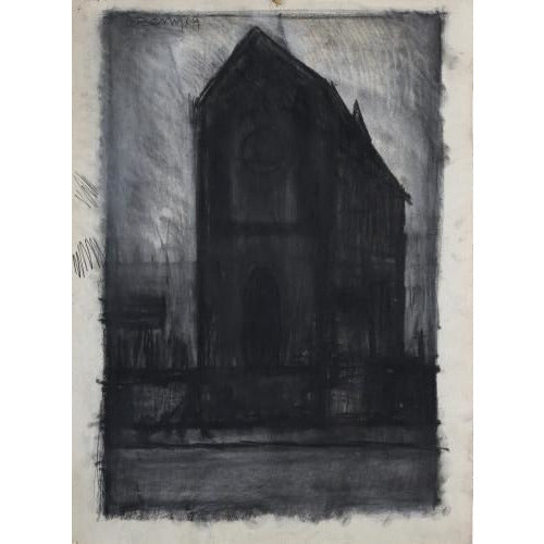 Church 1969 by Arthur Berry | Original Art by Arthur Berry | Barewall Art Gallery