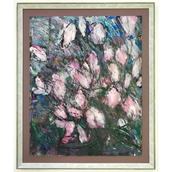 Arthur Berry Original Art Magnolias 1991 by Arthur Berry