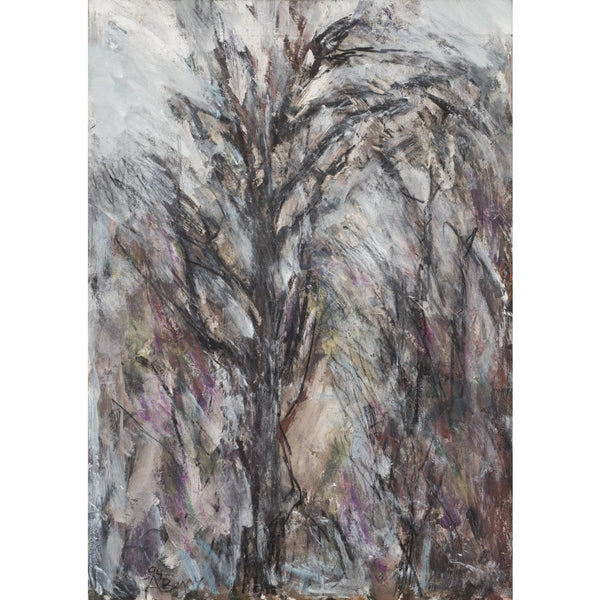 Arthur Berry Original Art Overhanging Tree 1994 by Arthur Berry