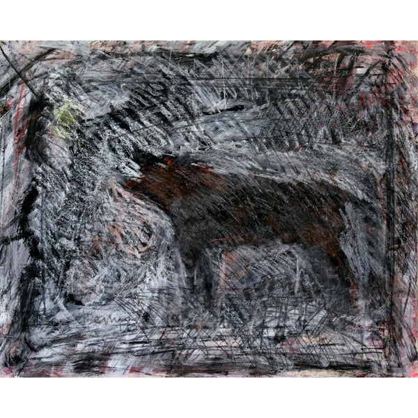 Arthur Berry Original Art Snarling Dog 1989 by Arthur Berry